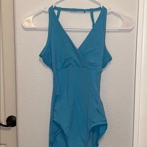 teal ballet leotard